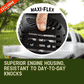 BAUMR-AG 65cc 9in1 Long Reach Garden Multi-tool, Pole Saw, Hedge & Line Trimmer, Brush Cutter, 12" Tree Trimming Pruning Chainsaw Bar, 2 Extension Shafts
