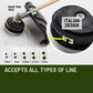 BAUMR-AG 65cc 9in1 Long Reach Garden Multi-tool, Pole Saw, Hedge & Line Trimmer, Brush Cutter, 12" Tree Trimming Pruning Chainsaw Bar, 2 Extension Shafts