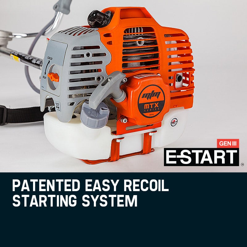 MTM 62cc 7in1 Brush Cutter Garden Multi-Tool , Pole Hedge & Line Trimmer, Bullhorn Handle, 12" Tree Trimming Pruning