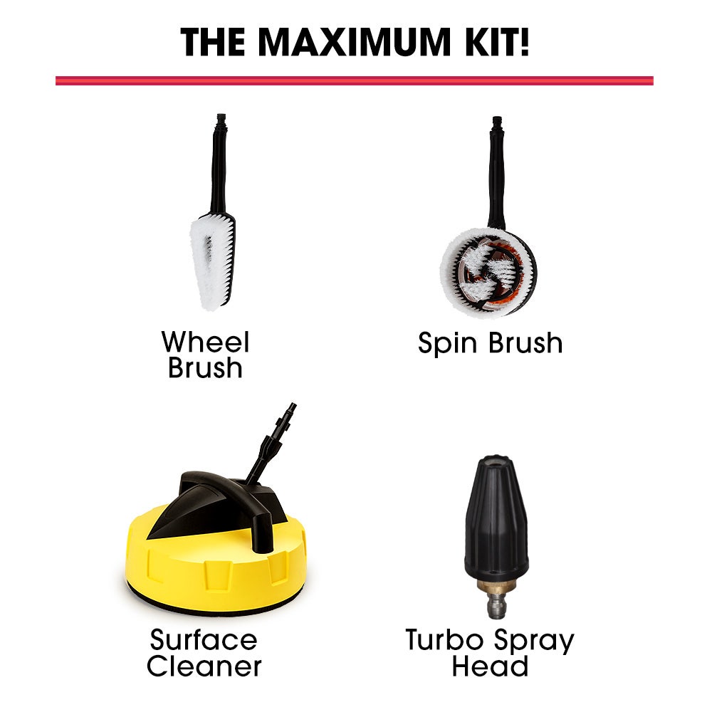 JET-USA 3500 PSI High Pressure Washer Electric Water Cleaner Gurney Pump Hose