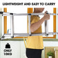 Bullet 2.9m Folding Aluminium Multipurpose Ladder, w/ Workshelf Platform, Spring Assisted Rapid Safety Lock Adjusters