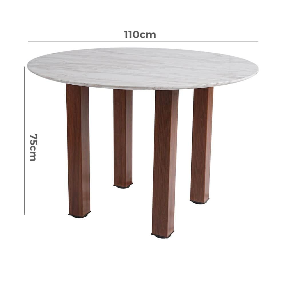 Willowmarble Round Dining Table
