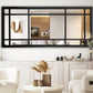 Window Style Mirror Full Length - Black 80 CM x 180 CM