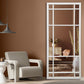 Window Style Mirror Full Length - White 80 CM x 180 CM