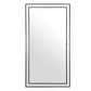 Black Beaded Framed Mirror - X Large 190cm x 100cm