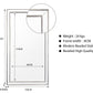 Black Beaded Framed Mirror - X Large 190cm x 100cm