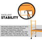 450kg Mobile Scaffold Ladder Scaffolding Platform Portable Ladder Work Safety