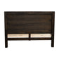 Bed Frame King Size in Solid Wood Veneered Acacia Bedroom Timber Slat in Chocolate