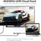 8in1 Hub USB-C To Type-C USB 3.0 4K HDMI RJ45 Ethernet SD TF OTG PD Port Adapter
