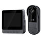 Smart Wireless Video Doorbell with 4.3" Screen HD 8MP Camera Night VisionTwo-Way Audio IP65