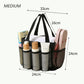 Large Capacity Mesh Multi-pocket Beach Bag Portable Travel Swimming Storage(Medium)