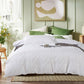 Tufted Boho Embroidery Quilt/Doona/Duvet Cover Set - White - King Size