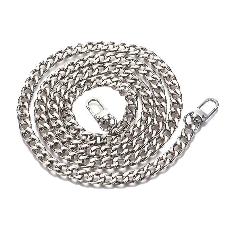 120cm Metal Handbag Shoulder Strap Bag Purse Chain Smooth Replacement Crossbody - Light Gold