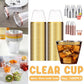 100pcs 9OZ Hot Gold Silver Plastic Wine Cup Western Food Cup Ice Cream - Gold