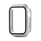 For Apple Watch iWatch Series SE 6 5 4 3 2 1 Case Full Glass Cover 38mm - Silver
