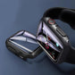 For Apple Watch iWatch Series SE 6 5 4 3 2 1 Case Full Glass Cover 38mm - Silver