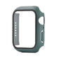 For Apple Watch iWatch Series SE 6 5 4 3 2 1 Case Full Glass Cover 38mm - Silver
