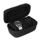 Two Card Portable Watch Organizer Box Storage Case for Watches and Straps