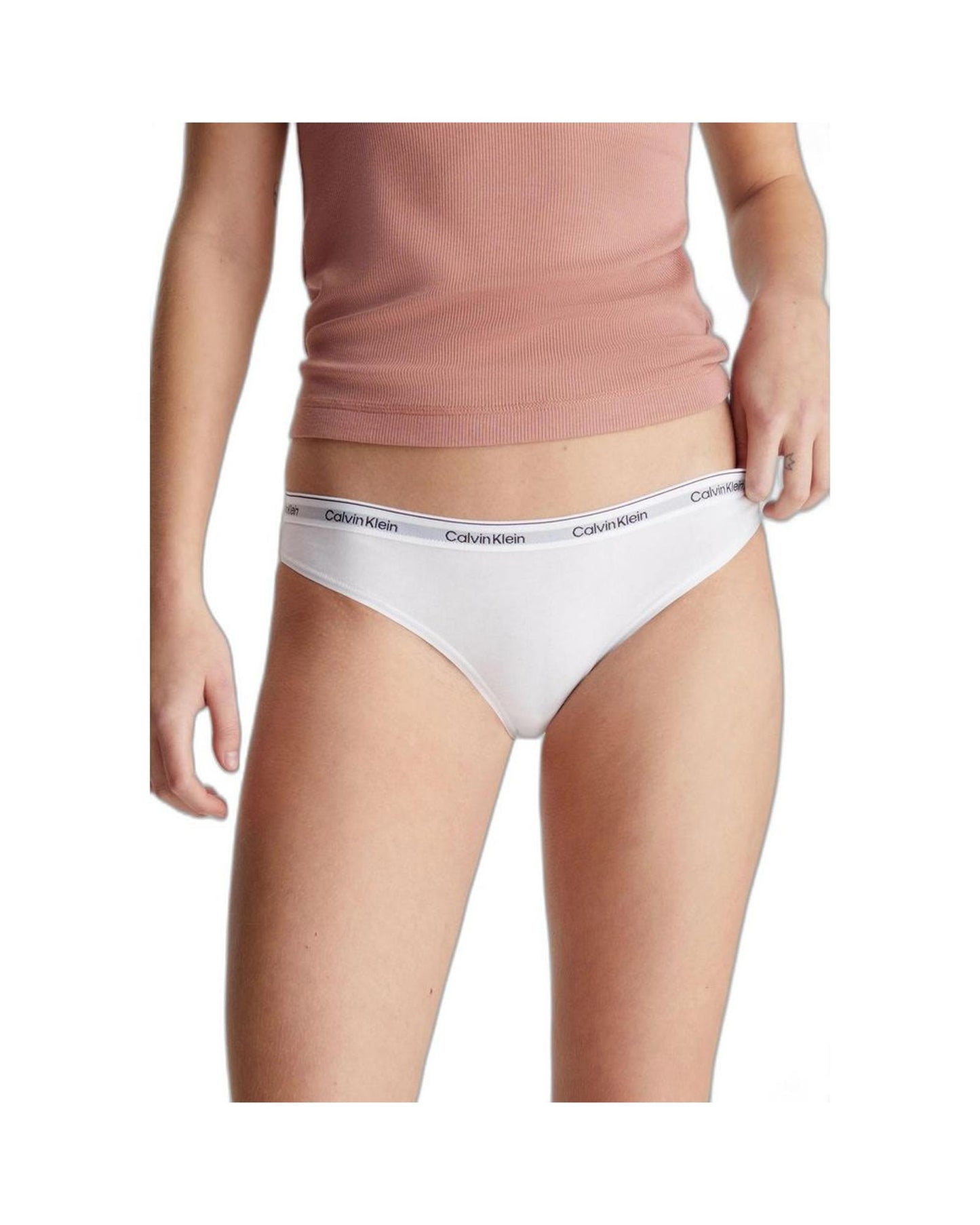 Calvin Klein Underwear Women's White Cotton Underwear - 44 IT