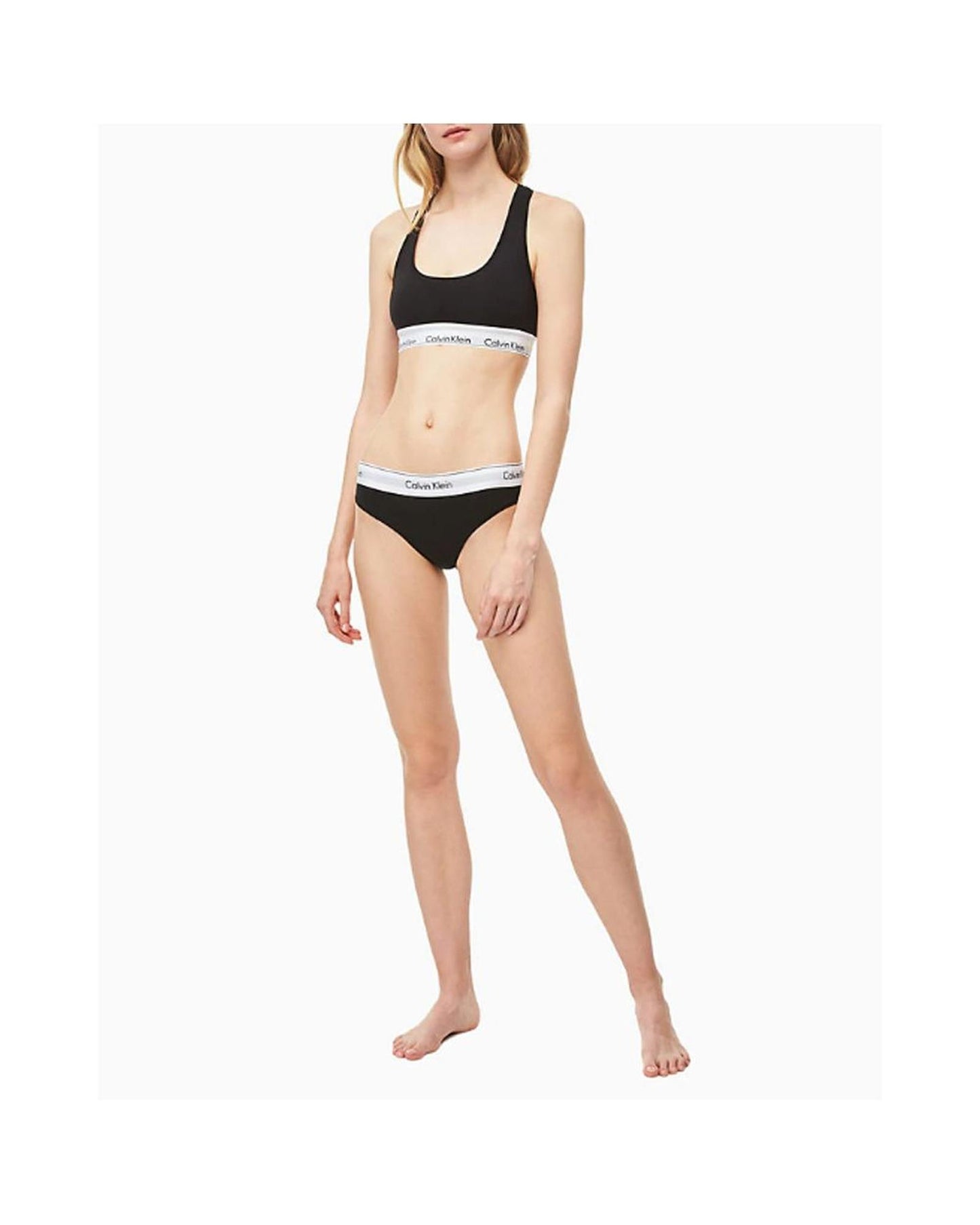 Calvin Klein Underwear Women's Black Cotton Underwear - 44 IT