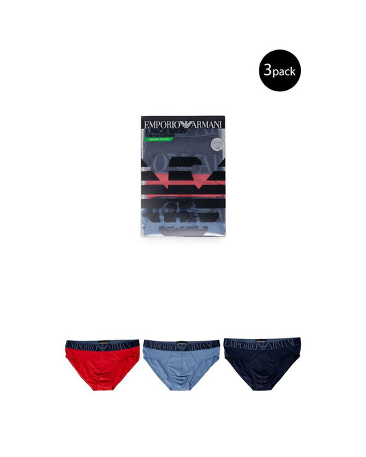 Emporio Armani Underwear Men's Blue Cotton Underwear - 44 IT