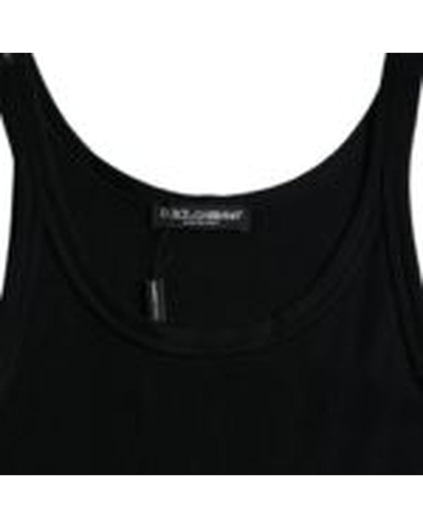 Dolce & Gabbana Men's Black Tank Sleeveless Underwear  T-shirt - 52 IT