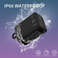 ROYQUEEN Bluetooth Speaker, Waterproof Bluetooth Speaker, Portable Bluetooth Speaker,Shower Speaker,Rich Bass HD Stereo Sound for Home, Beach, Shower, Outdoor Travel 20H Playtime (Black)