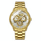 Dragon Embossed Luminous Waterproof Watch - Quartz - Full-Gold Gold