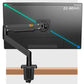Adjustable Aluminum Monitor Holder - Rotatable 22-40 Inches