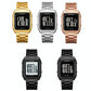 Large Screen Men Multi-function Luminous Watch with Steel Belt - 1879