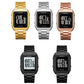 Large Screen Men Multi-function Watch with Steel Belt and Luminous Display