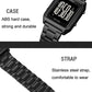 Large Screen Men Multi-function Watch with Steel Belt and Luminous Display