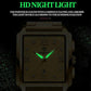 Waterproof Men Quartz Watch - Rectangular Outdoor Design - Full Gold-Gold
