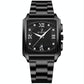 Waterproof Men Quartz Watch - Rectangular Outdoor Design - Full Gold-Gold