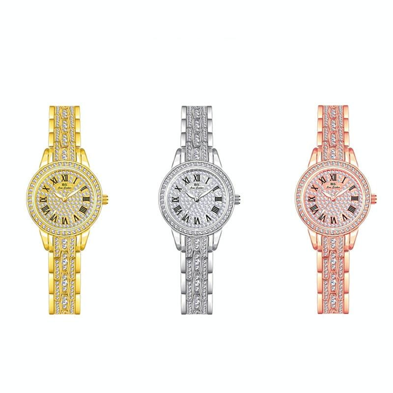 Diamond Chain Women Watch - Elegant and Stylish - Gold