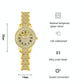Diamond Chain Women Watch - Elegant and Stylish - Gold