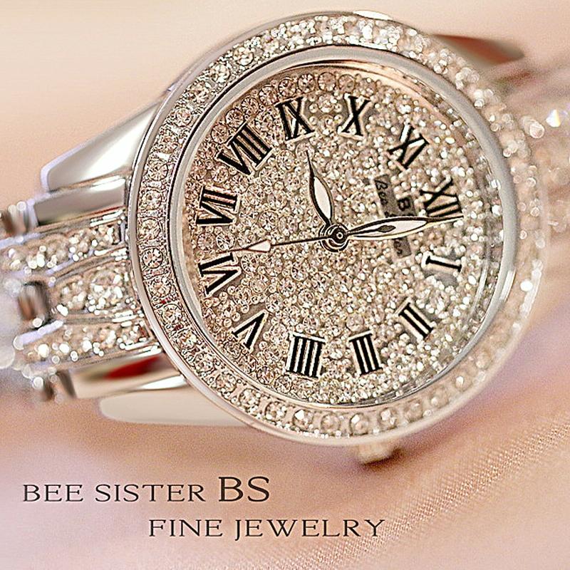 Diamond Chain Women Watch - Elegant and Stylish - Gold