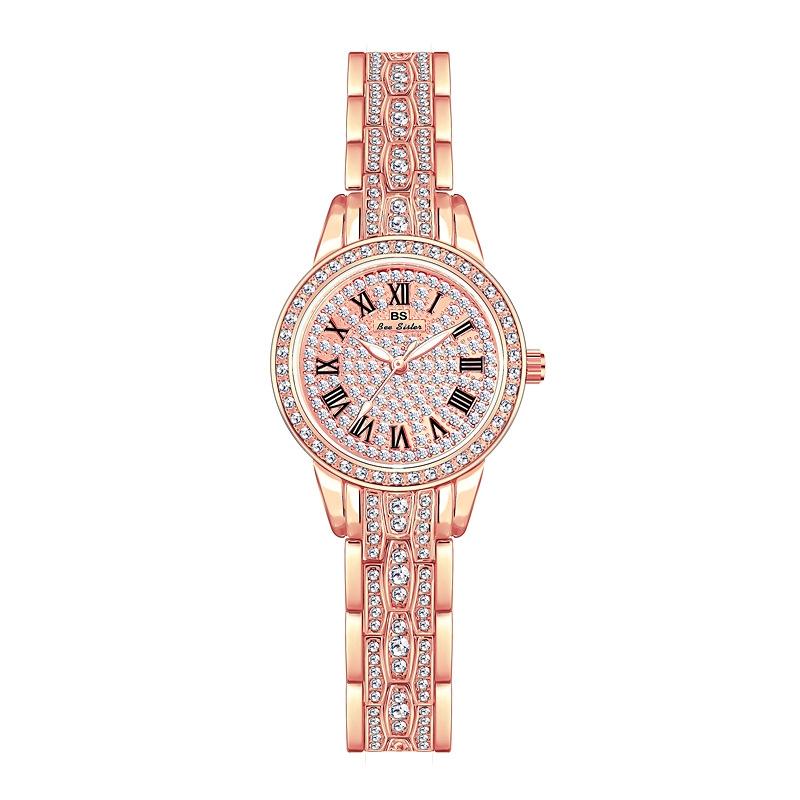 Diamond Chain Women Watch - Elegant and Stylish - Gold
