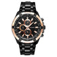 Stainless Steel Men Analog Sport Watch - 8023 - White Case White Face