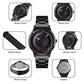 Stylish Waterproof Gold Quartz Watch for Men - Gold