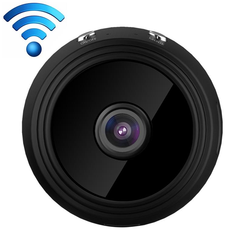 Wireless 1080P Camera With Night Vision & Motion Detection Tf Card & Bluetooth - Black