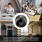 Wireless 1080P Camera With Night Vision & Motion Detection Tf Card & Bluetooth - Black