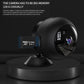 Small Wireless Security Camera With Night Vision - 1080P 5Ghz Remote - Matte Black