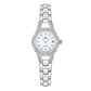 Women Diamond Chain Watch with Calendar - Small Round Design - Gold
