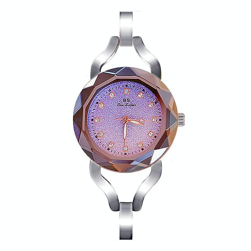Sparkling Aurora Star Diamond Chain Watch for Women - Gold