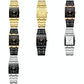 Waterproof Square Men Watch with Calendar - 50m - Full Gold Gold Surface