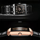 Waterproof Square Men Watch with Calendar - 50m - Full Gold Gold Surface