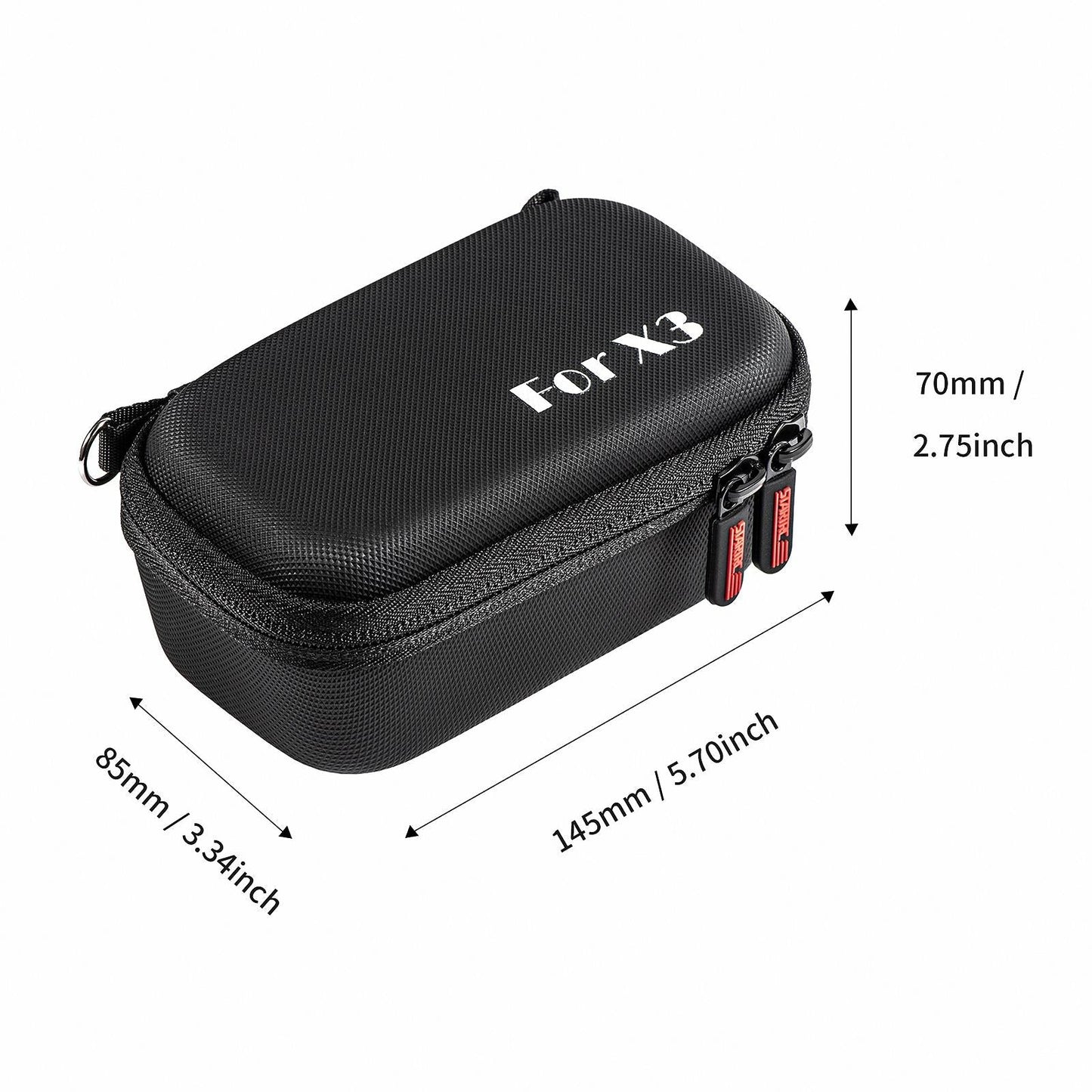 Carry Case with Carabiner and Strap for Cameras