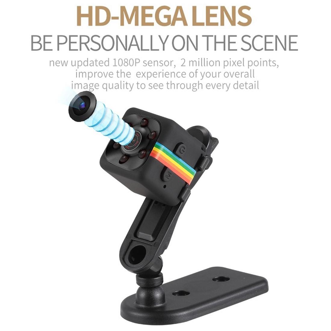 Hd 1080P Mini Sport Camera With Night Vision & Tf Card Holder