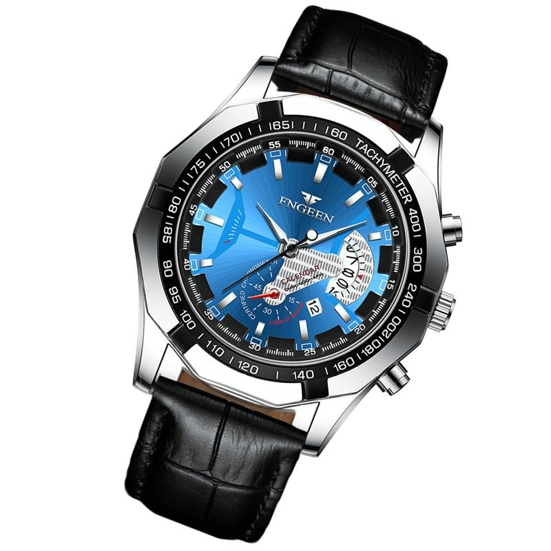 Waterproof Men Calendar Watch - Full Gold Gold Surface